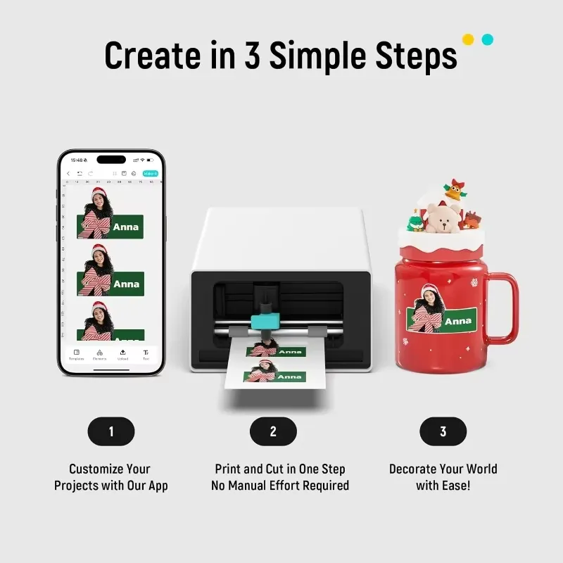 Thermal Printer - PixCut S1: Универсальный принтер для создания