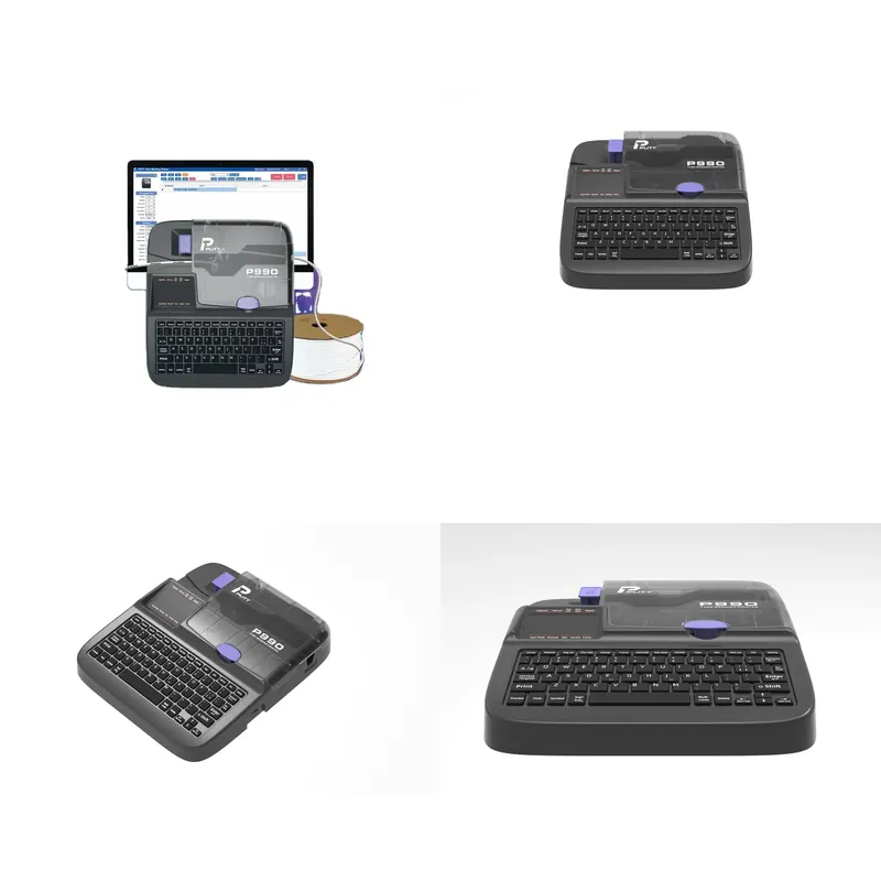 Label Printer - Профессиональный принтер этикеток для кабелей P990,