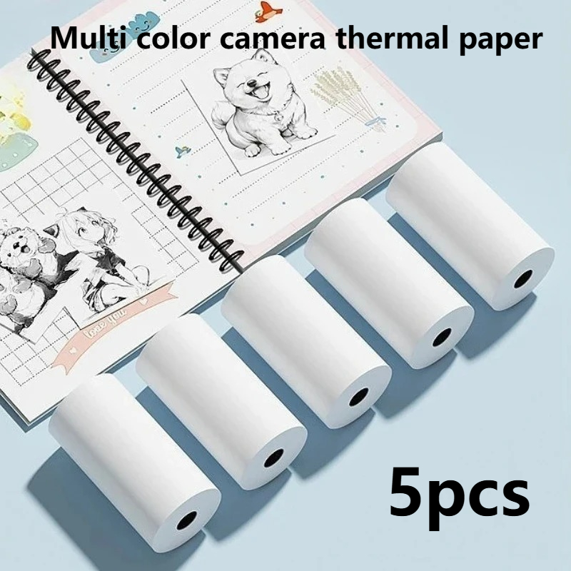 Thermal Printer - 5 рулонов термоклеевой наклейки, фотобумага, принадлежности