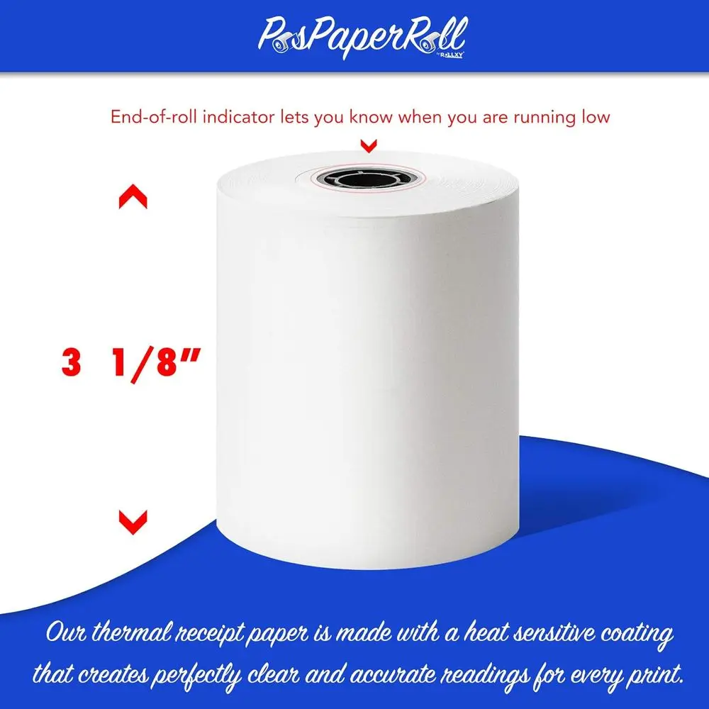 Термобумага 3 1/8 x 230 мм - 5 – обзор и цена Thermal Printer
