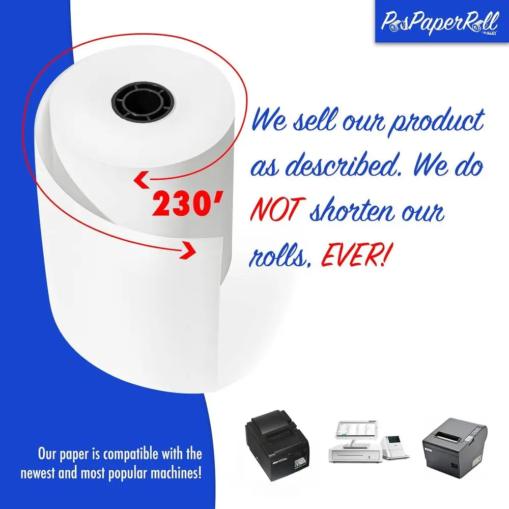 Термобумага 3 1/8 x 230 мм - 5 – обзор и цена Thermal Printer